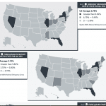 Delinquency and Foreclosure Map by the Mortgage Bankers Association
