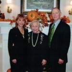 Here we are when mom lived in Atria Tanglewood an Assisted Living Facility in Lynbrook, Long Island.   That's me on the left and my husband Nick Taylor on the right.