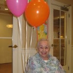 This is mom on her 95th birthday. This wasn't her favorite photo. She thought she looked too old.