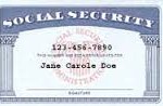 Blue Social Security Card