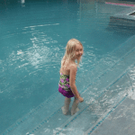 Adelyne in the Pool