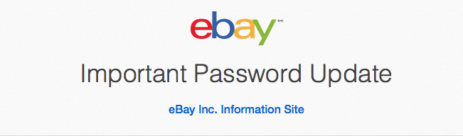 eBay Hack: Time to Change Your Password