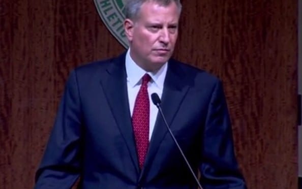 De Blasio Calls For Respect and Rule of Law