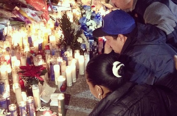 Latinos Mourn Slain Officers