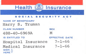 Harry Truman card