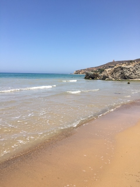 Beach at Realmonte, Sicily