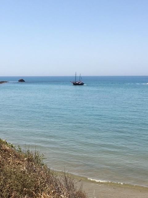 Boat at Realmonte, Agrigento, Sicily