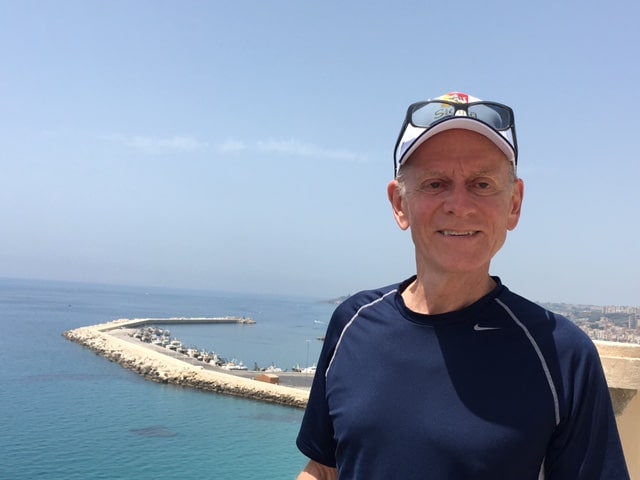 Nick Taylor overlooking Sciacca Sicily