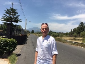 Nick Taylor and Mt. Etna, Sicilia