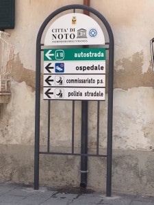 Noto, Sicily Sign