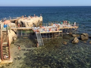 Swimming Platform, Ortigia, Sicily
