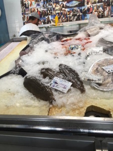 Fish counter La Pesceria, Palermo, Sicily