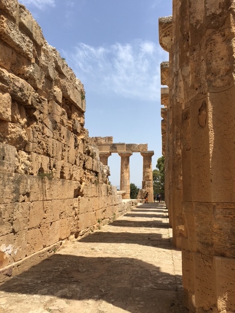 Part of Temple E at Selinunte Sicily