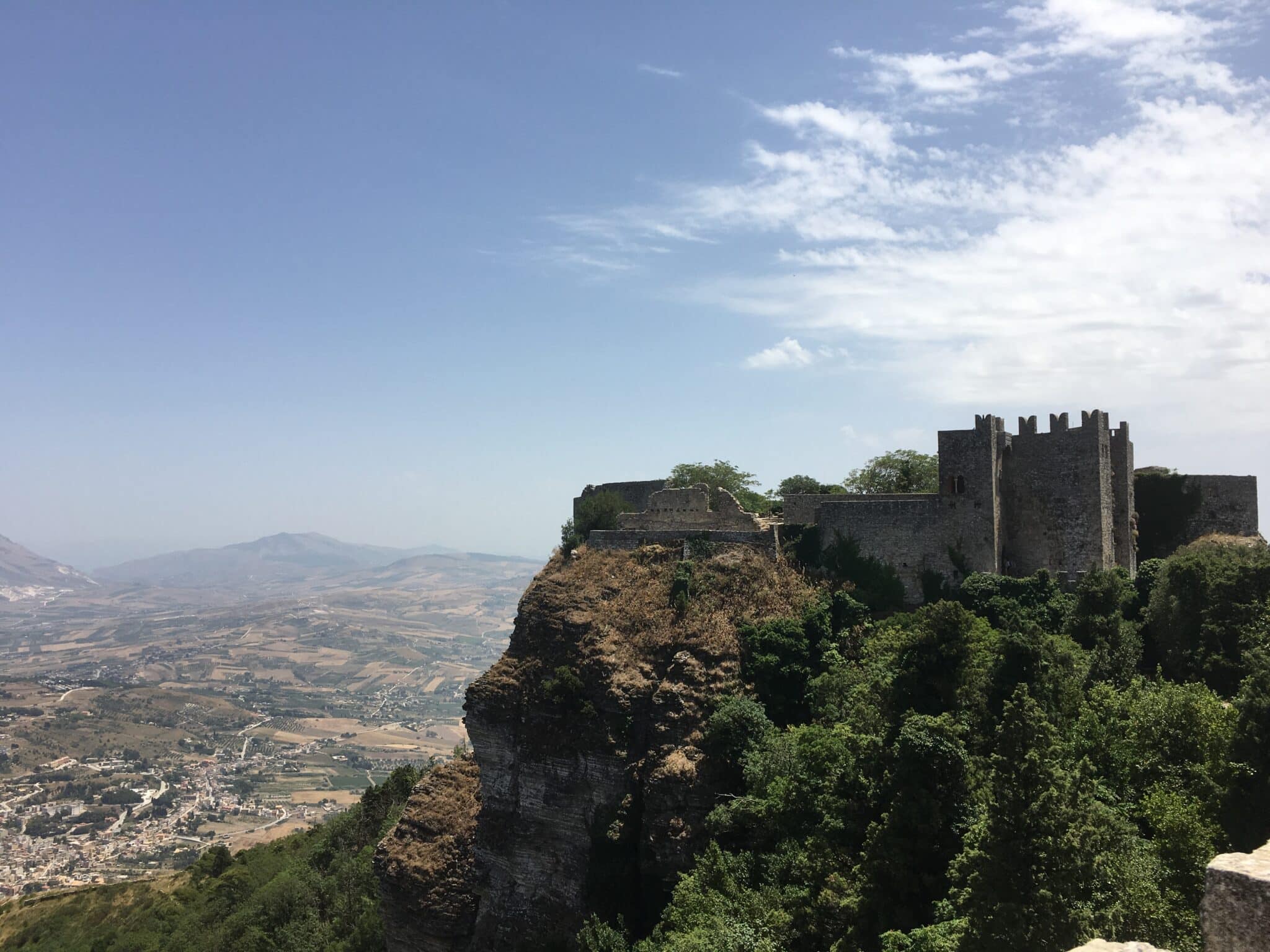 Eric from below. Castle on a mountain. Photo by ConsumerMojo.com
