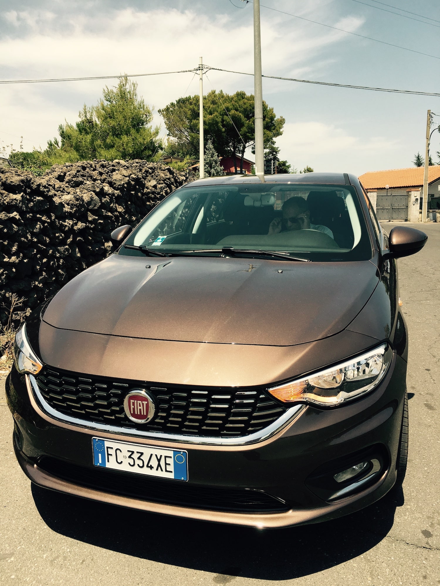 Fiat near Mount Etna. Photo by ConsumerMojo.com