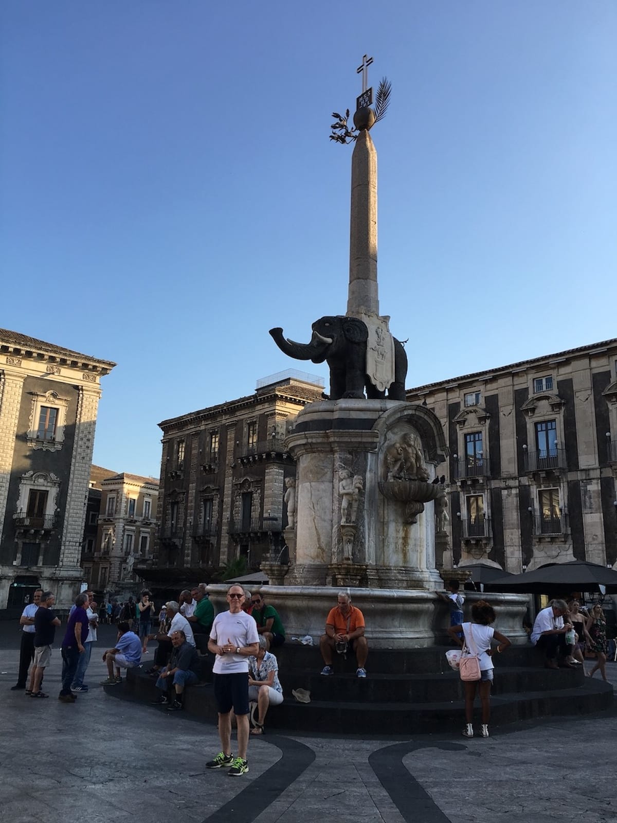 Nick Taylor in Catania, Sicily. Photo by ConsumerMojo.com