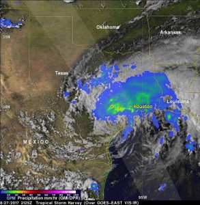 NASA Map Hurricane Harvey