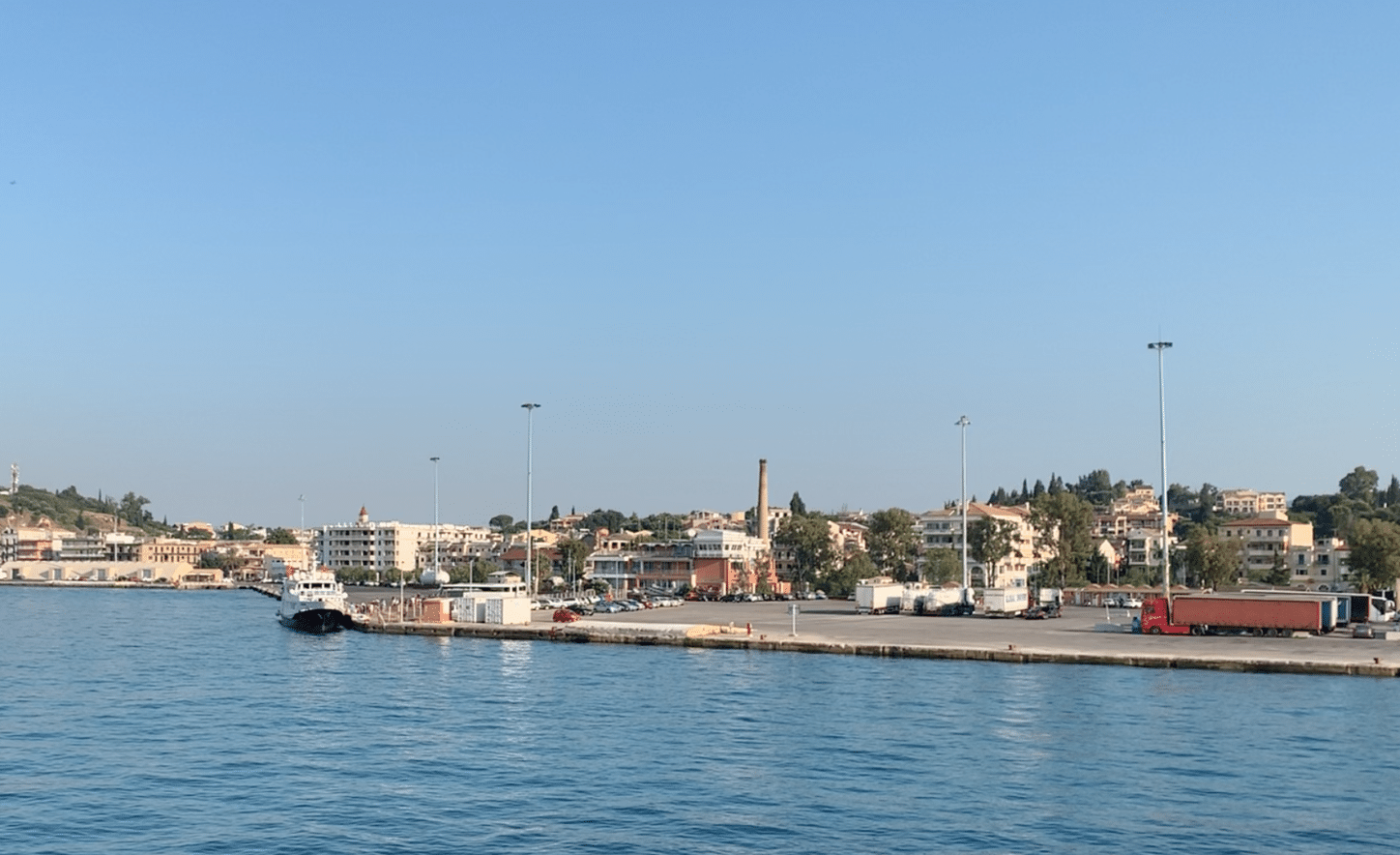 Corfu Ferry Dock, Photo by ConsumerMojo.com