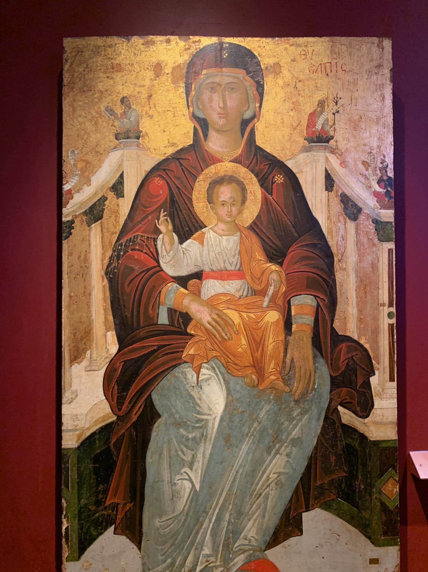 Three Days on Corfu Madonna and Child, Byzantine Museum, Corfu. Photo by ConsumerMojo.com