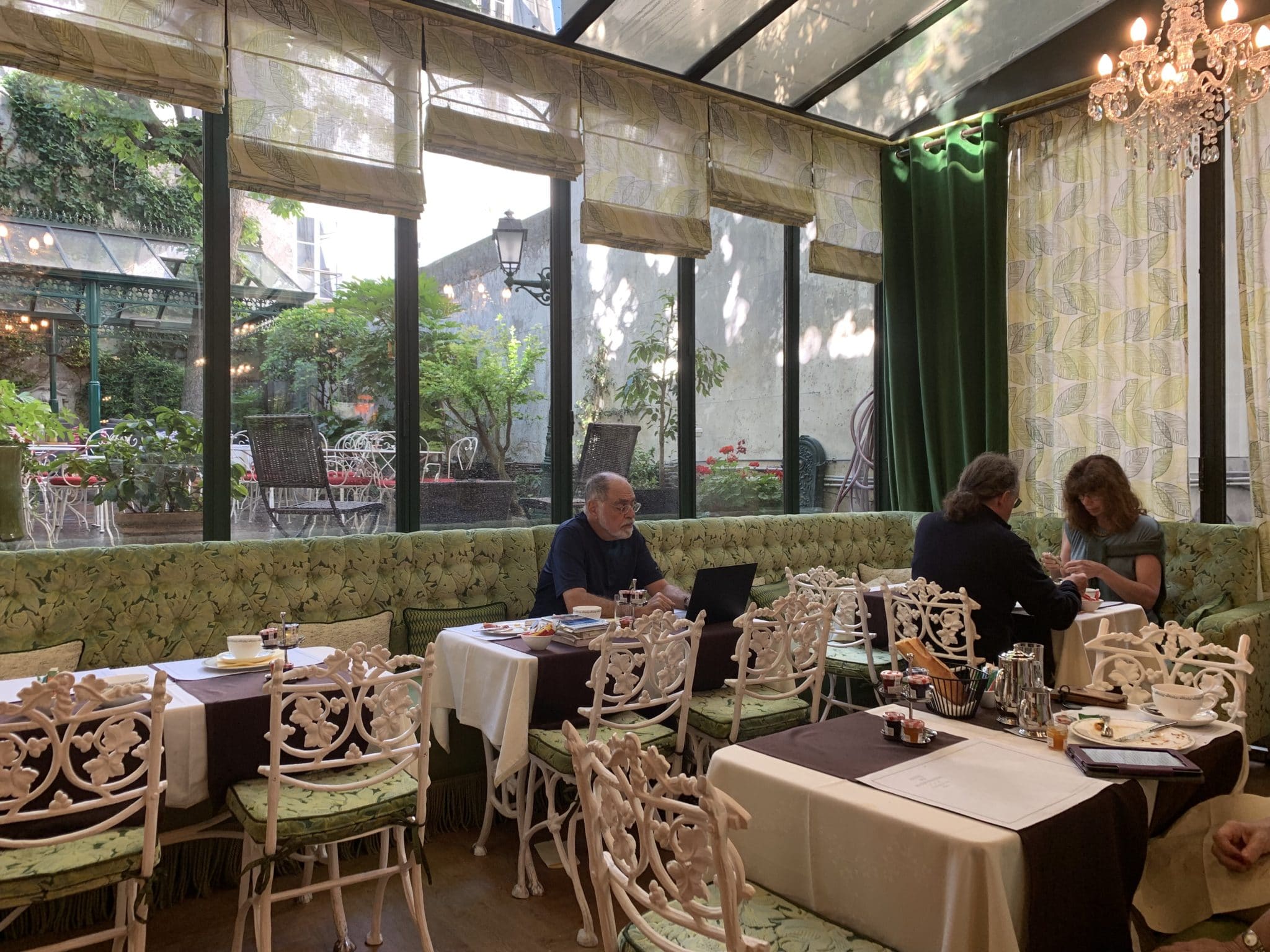 Breakfast room at Hotel des Marroniers, Photo by ConsumerMojo.com