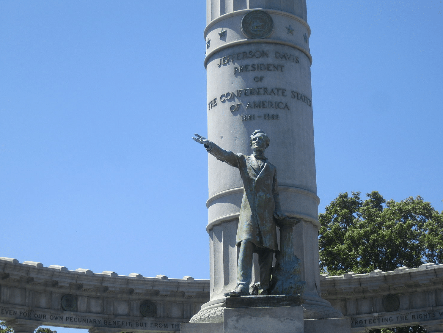 Jefferson Davis, Richmond, Virginia. Photo by Billy Hathorn, Courtesy Wikimedia.