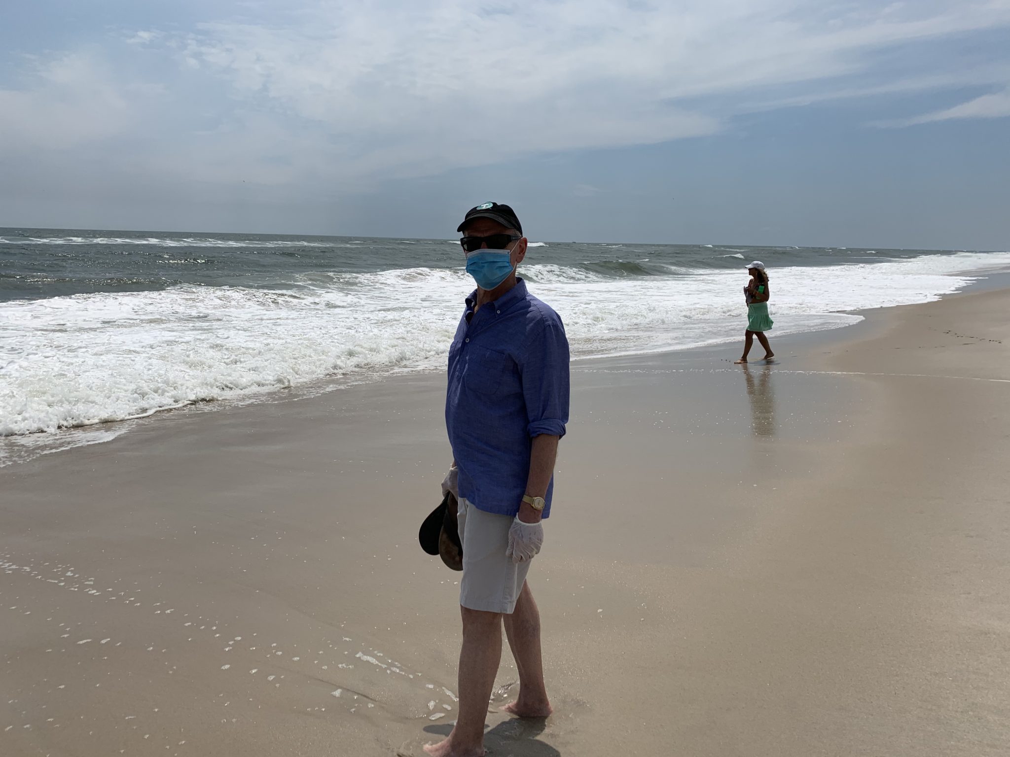 Nick Taylor waiting for surf at Robert Moses State Park, Babylon, Long Island. Photo by ConsumerMojo.com