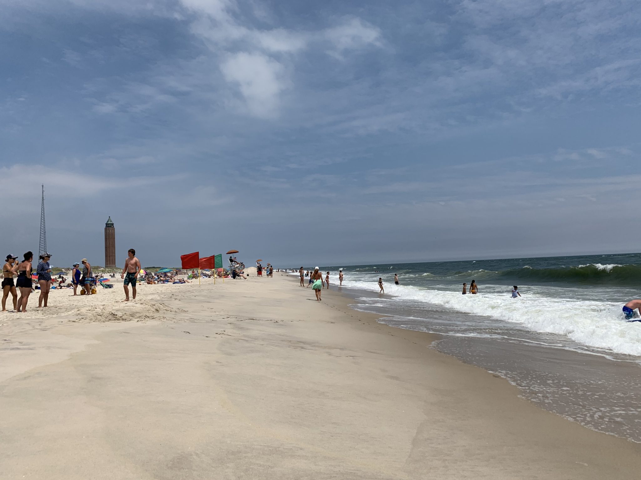 People Not Wearing Masks on the beach at Robert Moses State Park,Photo by ConsumerMojo.com