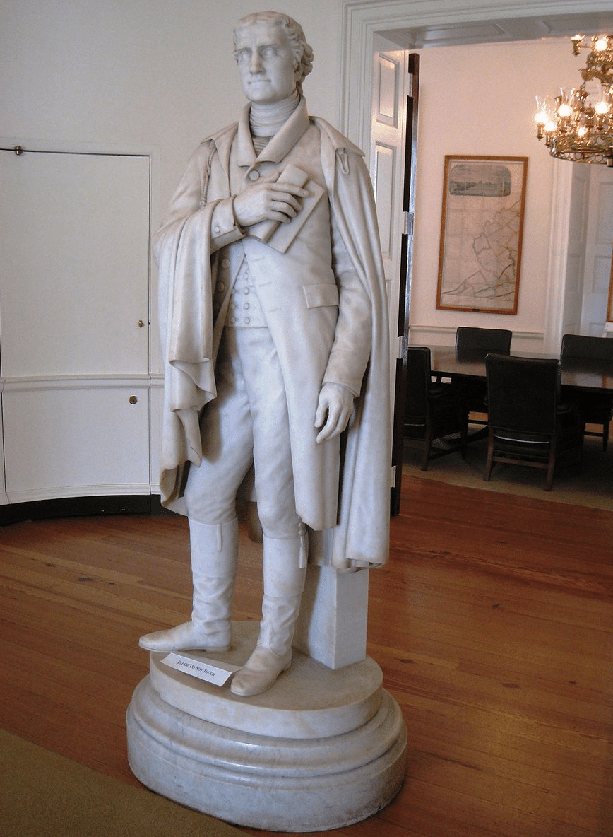 Thomas Jefferson Statute by Alexander Galt. Photo by Alexander Galt, Public Domain.