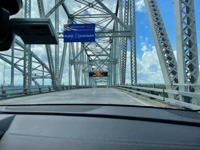 Bridge Crossing in to Michigan from Canada near Sarnia