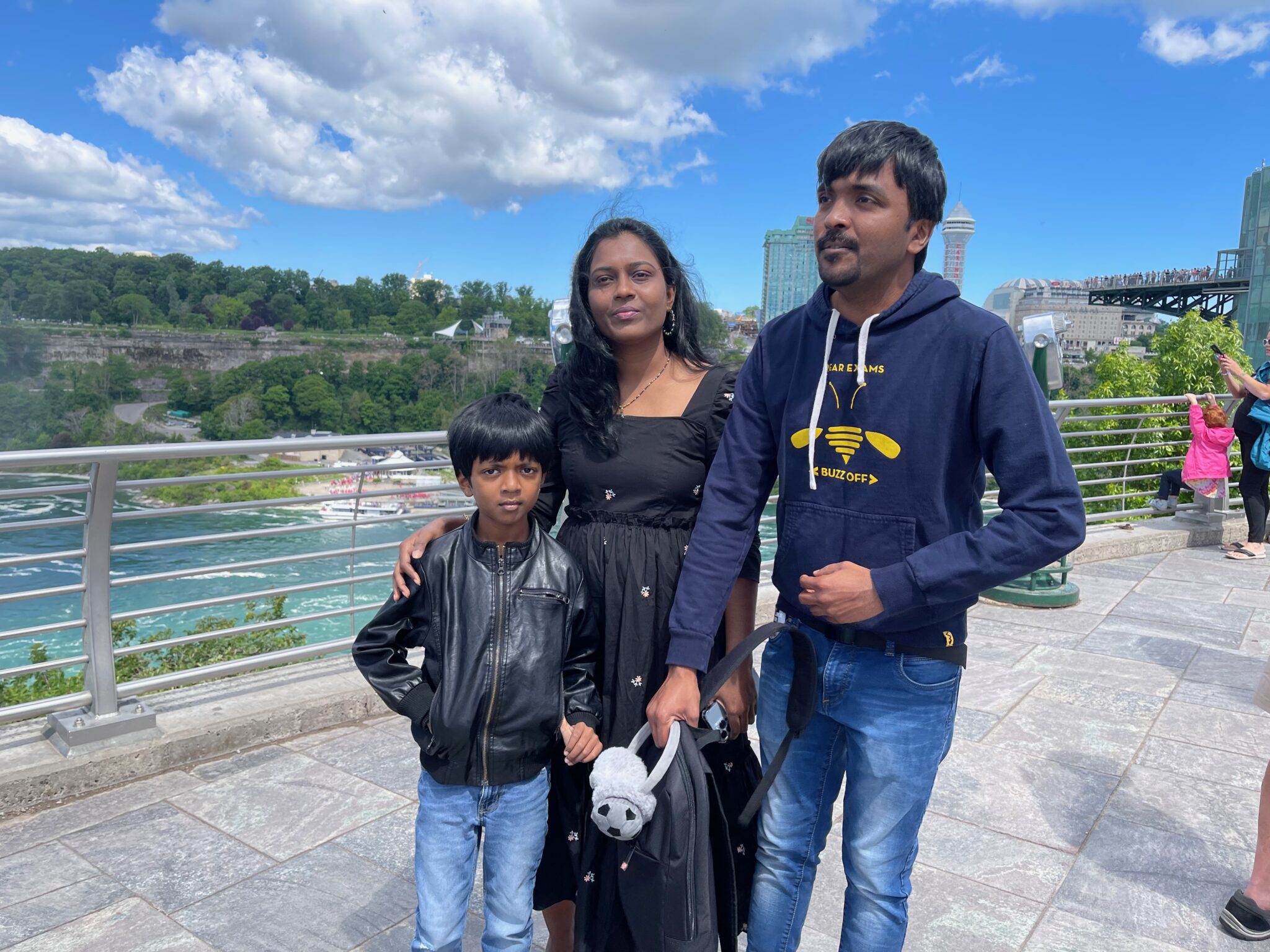 Makam Family at Niagara Falls
