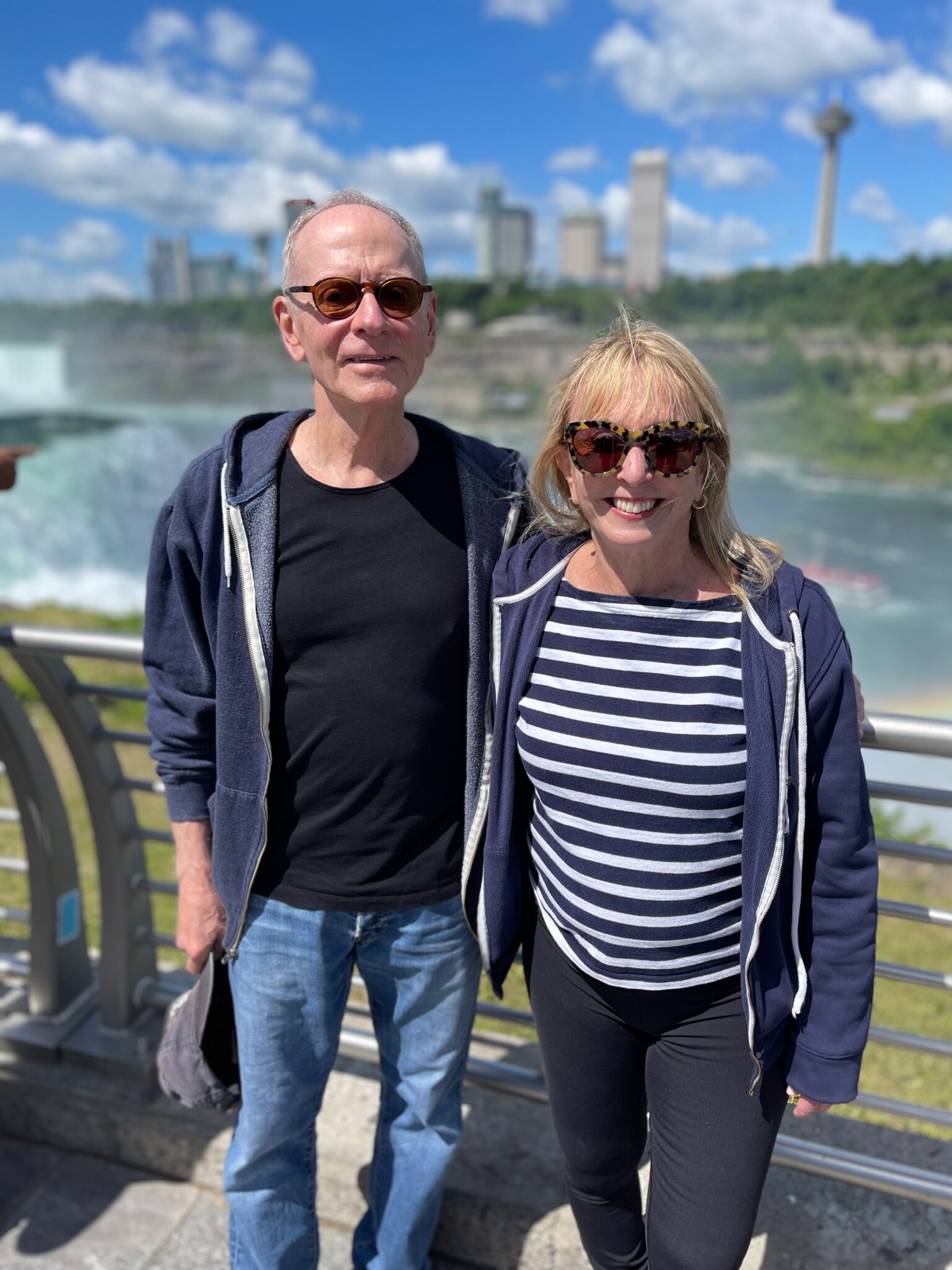 Nick Taylor and Barbara Nevins Taylor at Niagara Falls