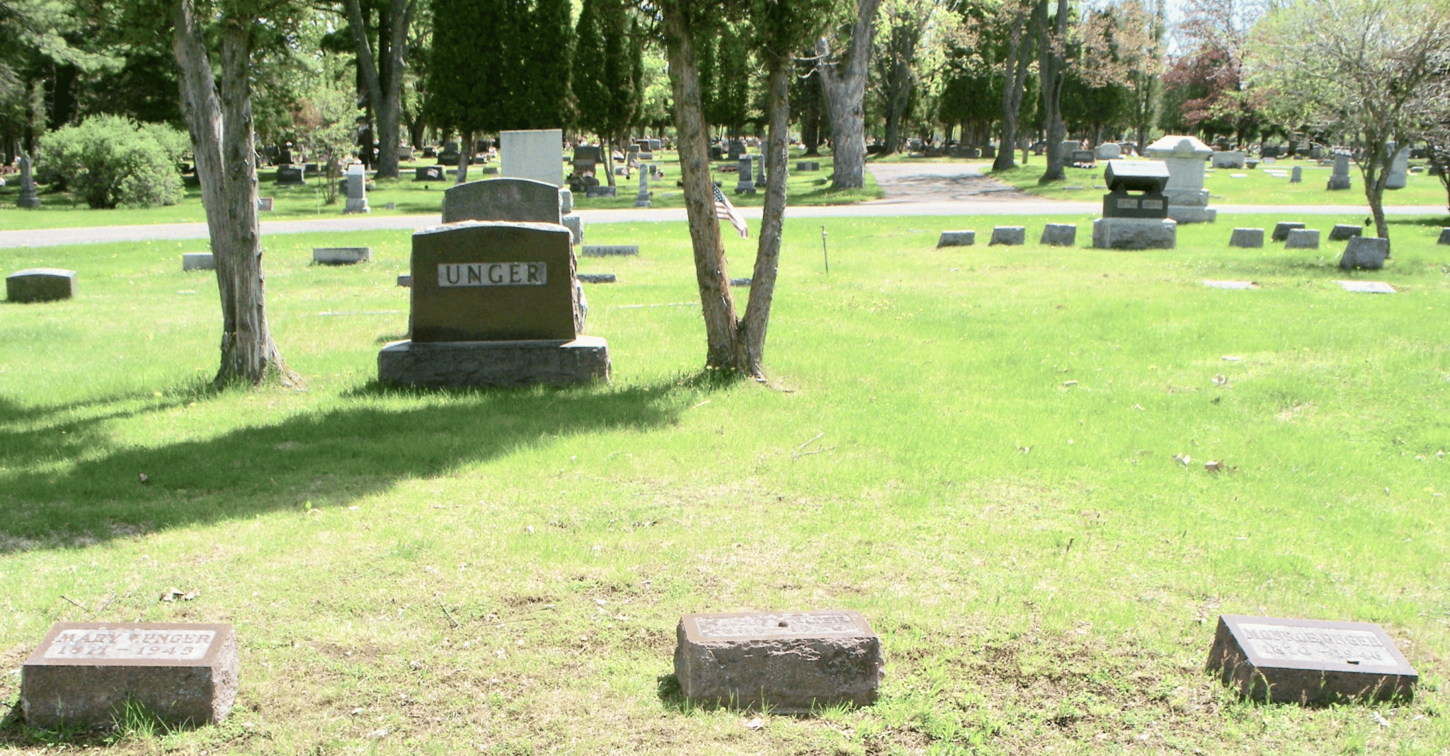 Unger Section of the Iron Mountain Cemetery