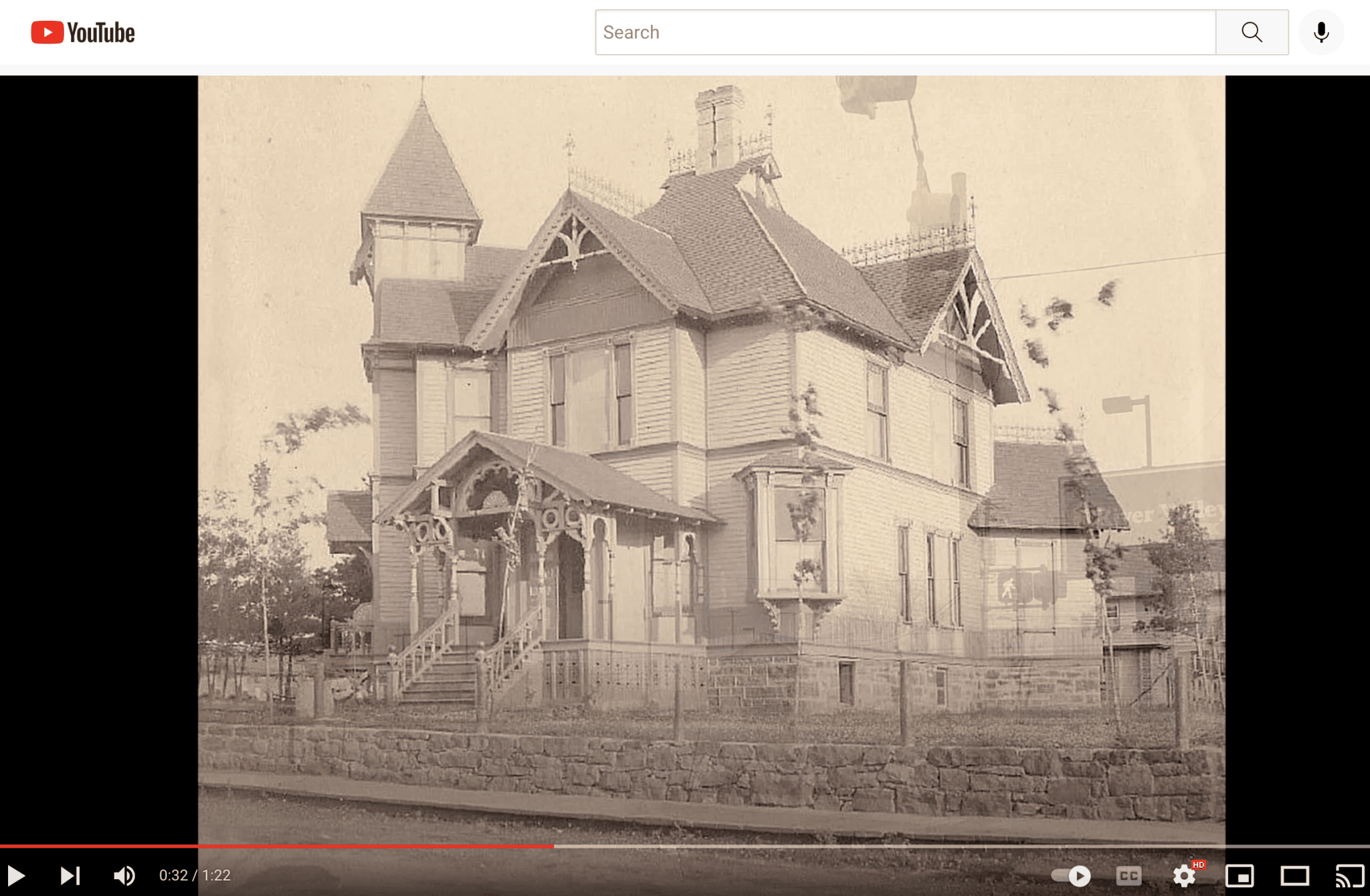 Charles E. Parent House, Posted on YouTube