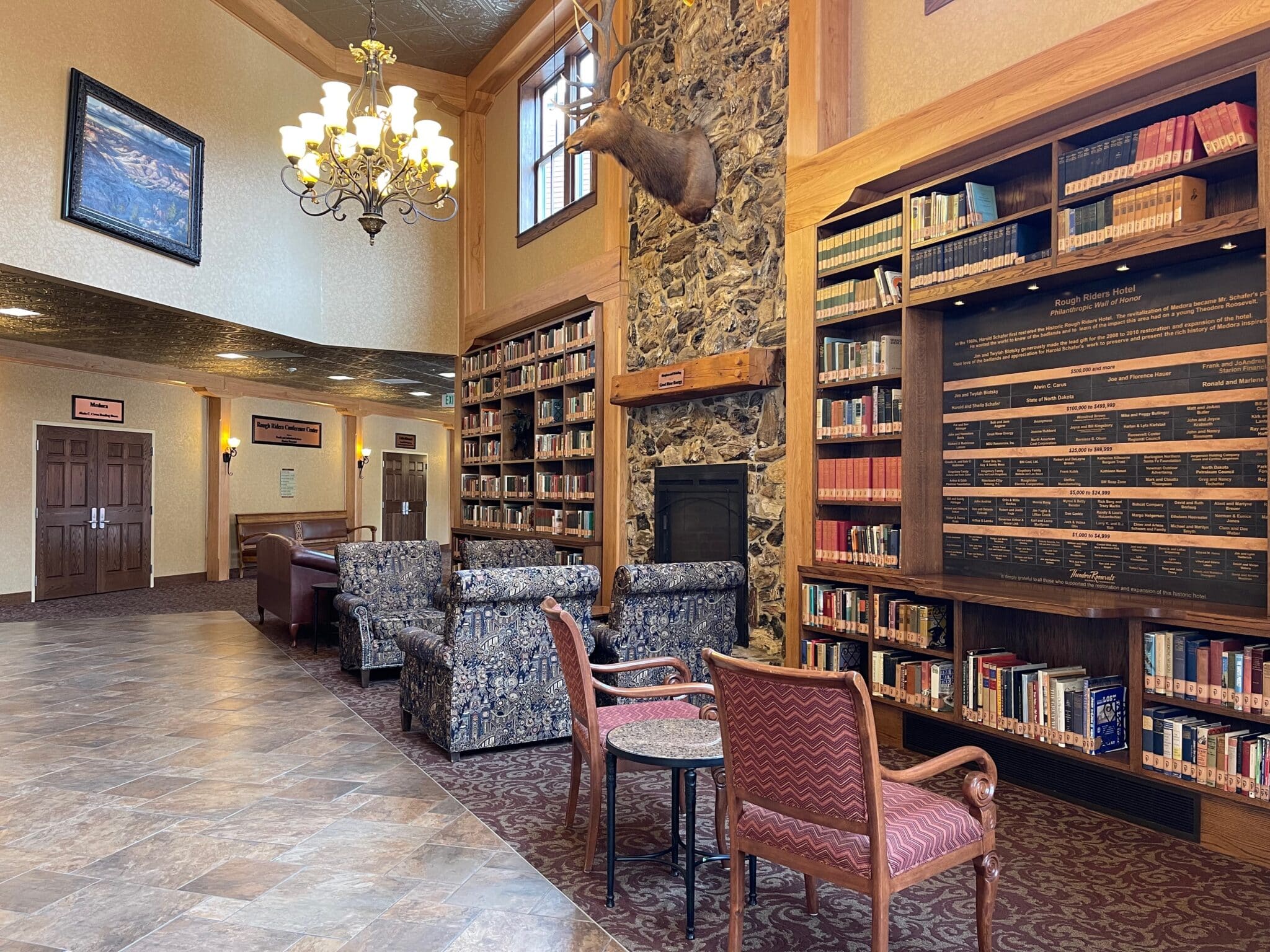 Lobby of the Rough Riders Hotel 