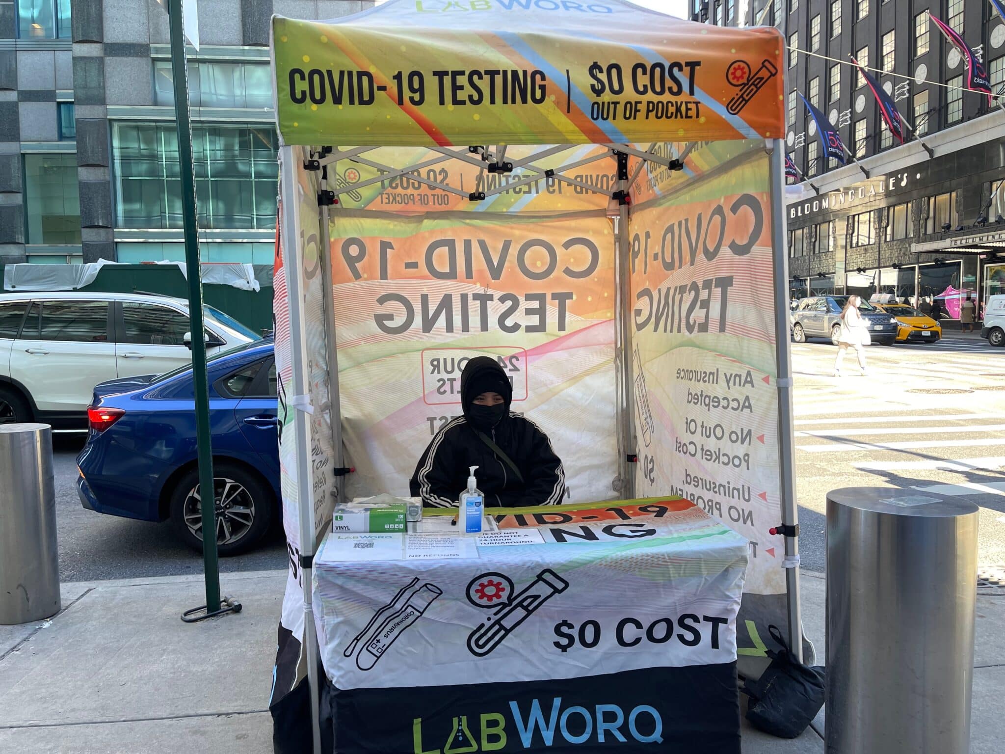 COVID Testing site near Bloomingdales