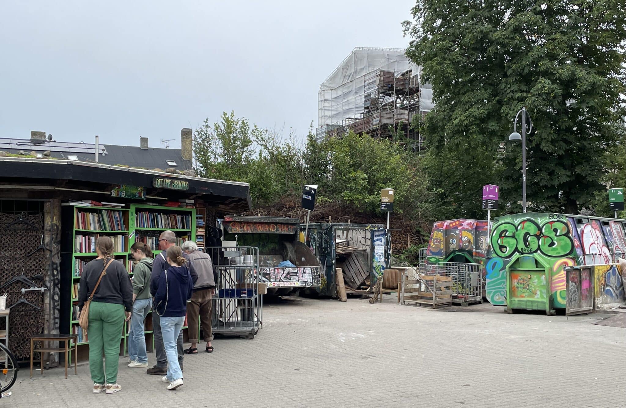 Pusher Street bookstalls