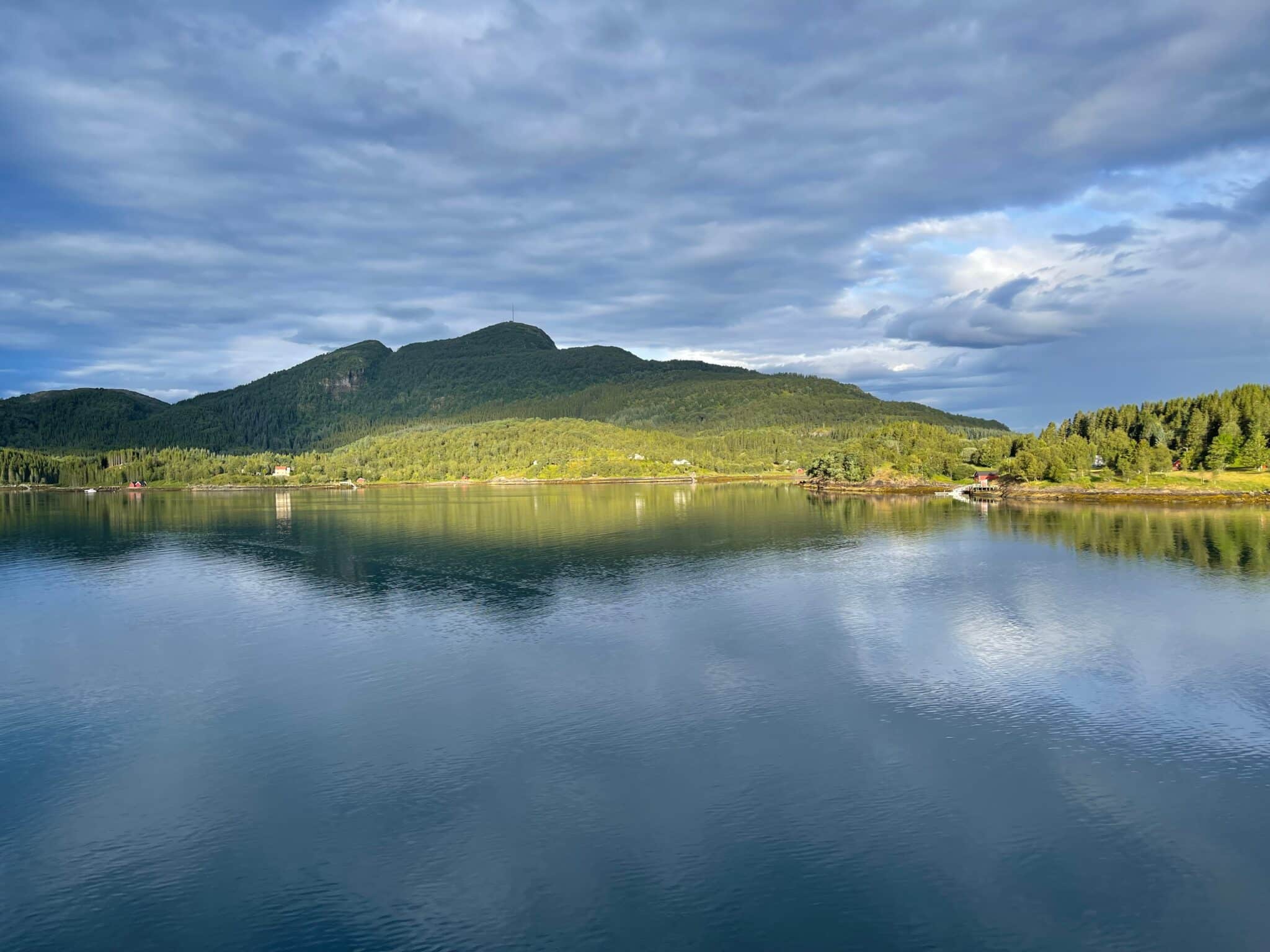 Ornes, Norway from a boat