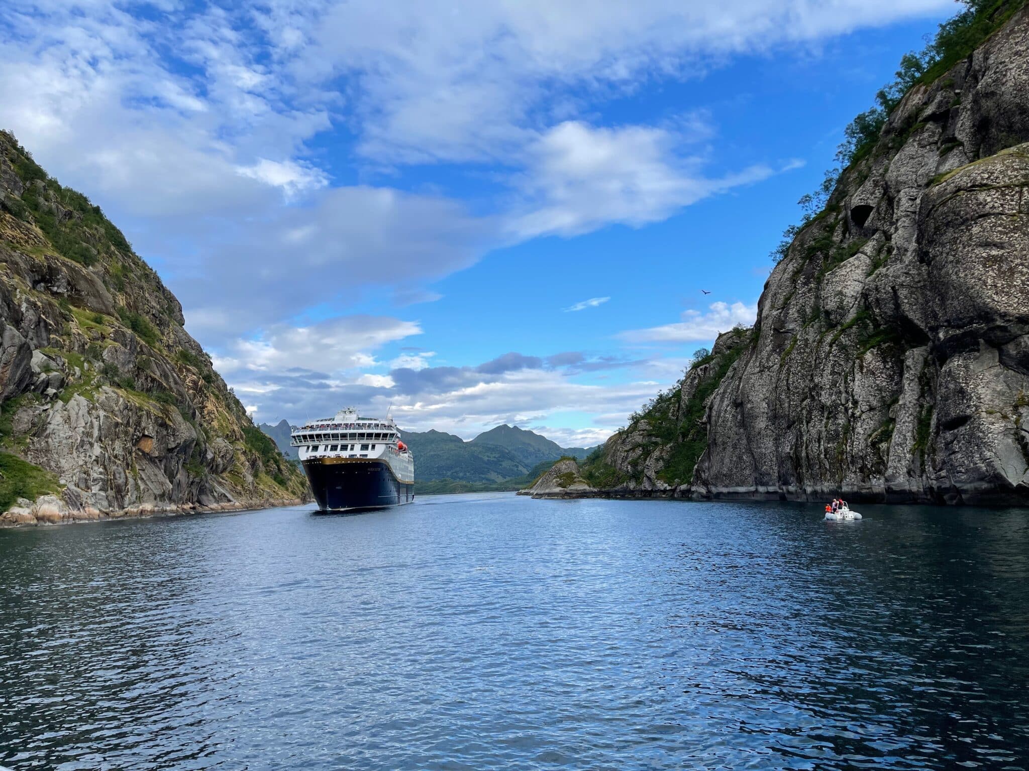 The Castor in the Lofoten Islands.