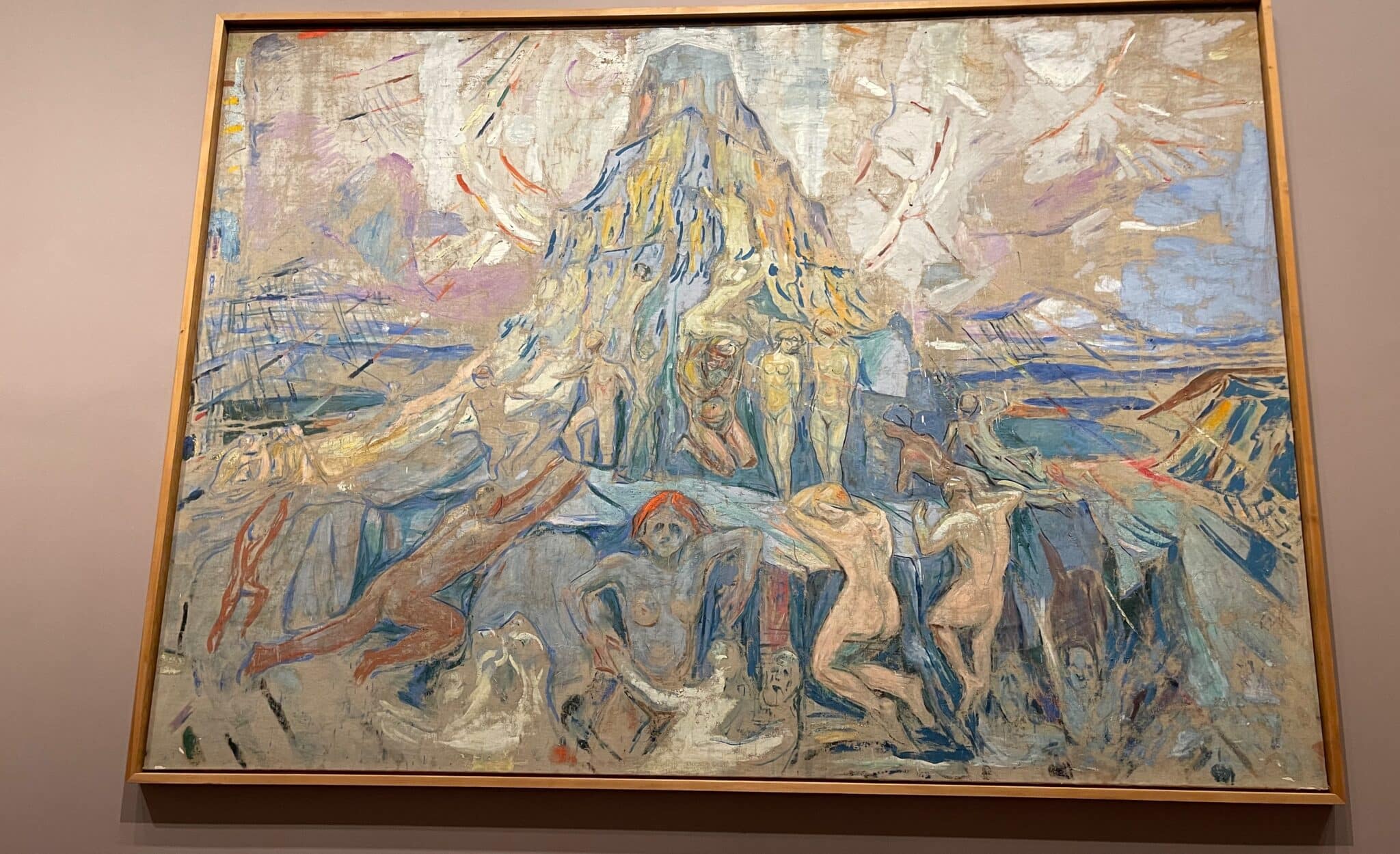 The Human Mountain Toward: Towards the Light by Edvard Munch