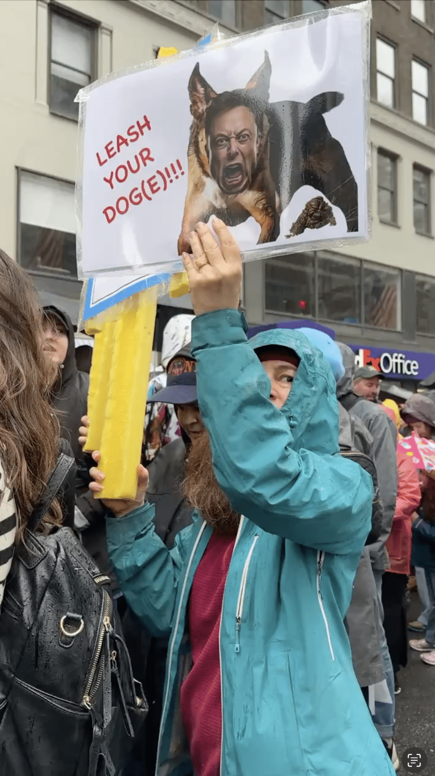 eash Your Dog at Hands-Off Protest! Photo by ConsumerMojo.com