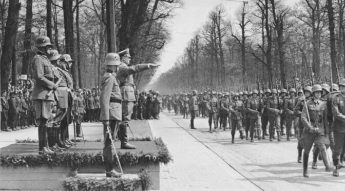 Adolf Hitler's 1936 birthday parade