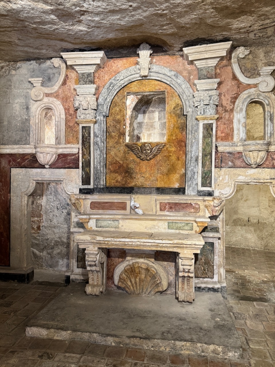 Alter in the cave. Photo by ConsumerMojo.com 