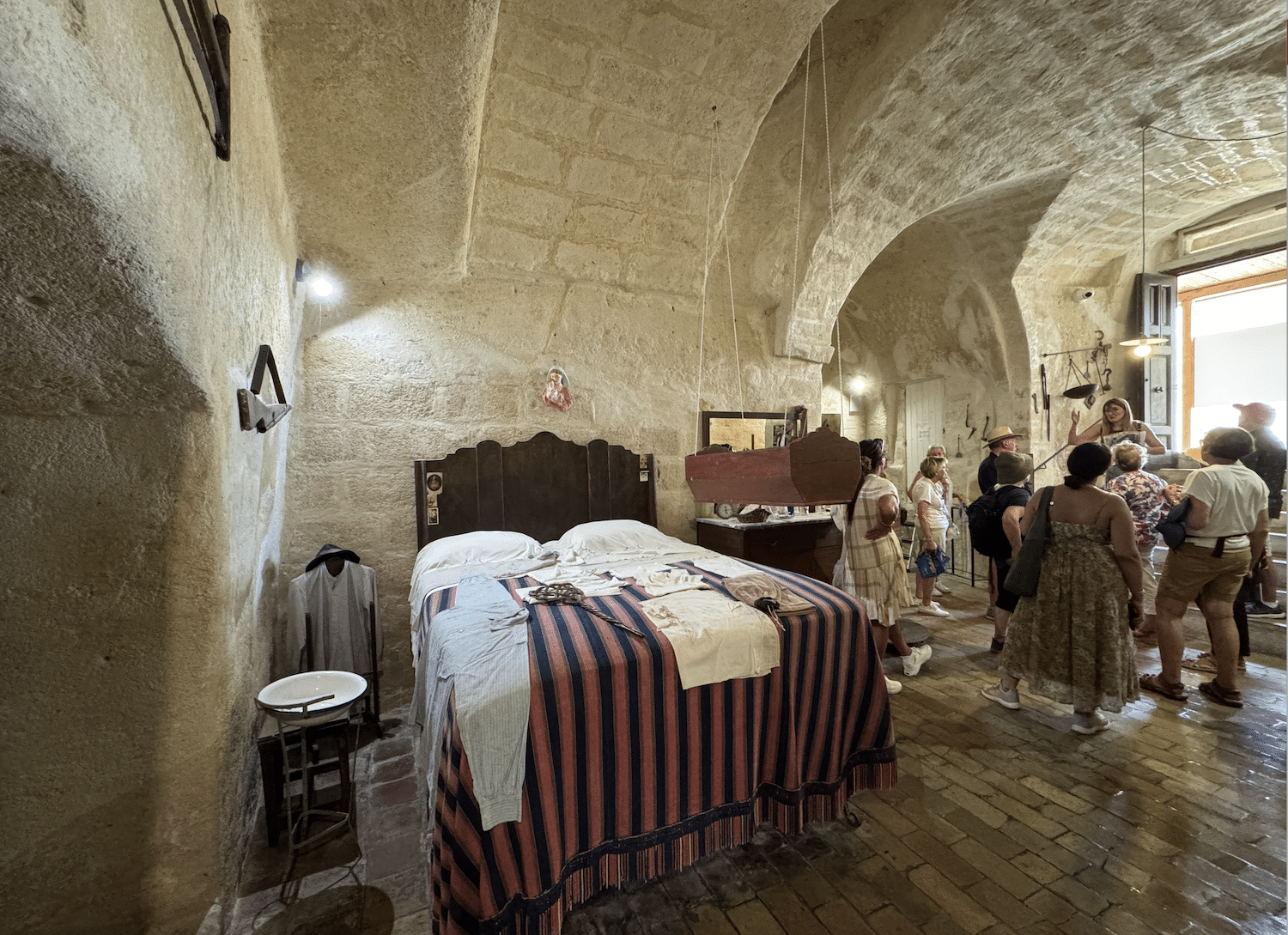 Bed in Sassi house Matera. Photo by ConsumerMojo.com