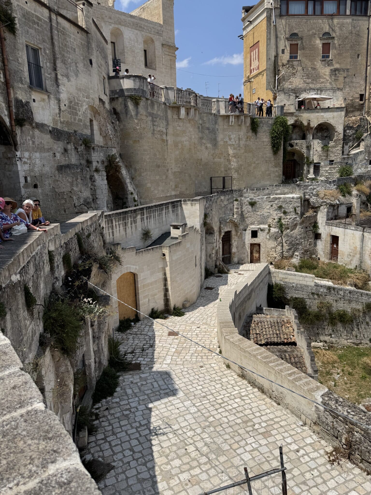 Levels of caves and structures in the Sassi of Matera. Photo by ConsumerMojo.com