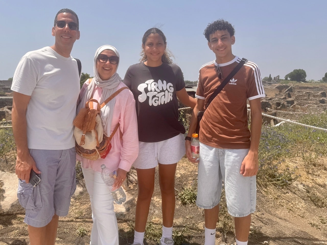 Family at Pompeii. Photo by ConsumerMojo.com