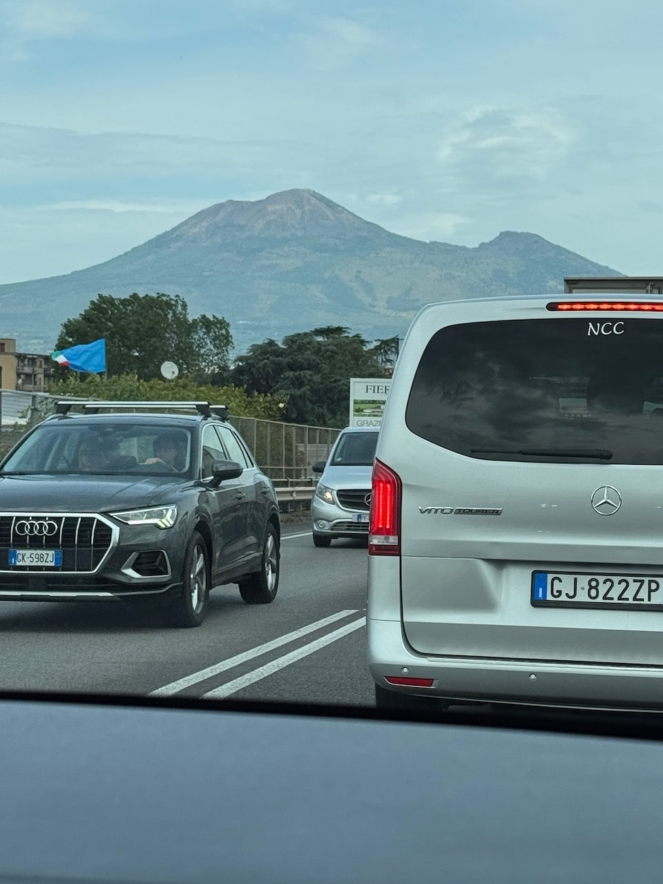 Stuck in Traffic coming out of Sorrento in Castellamare di Stabia. Photo by ConsumerMojo.com