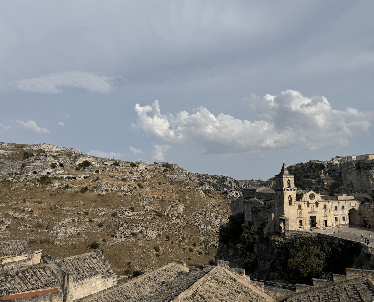 Cliffside caves and church in Matera. Photo by Consumer Mojo.com