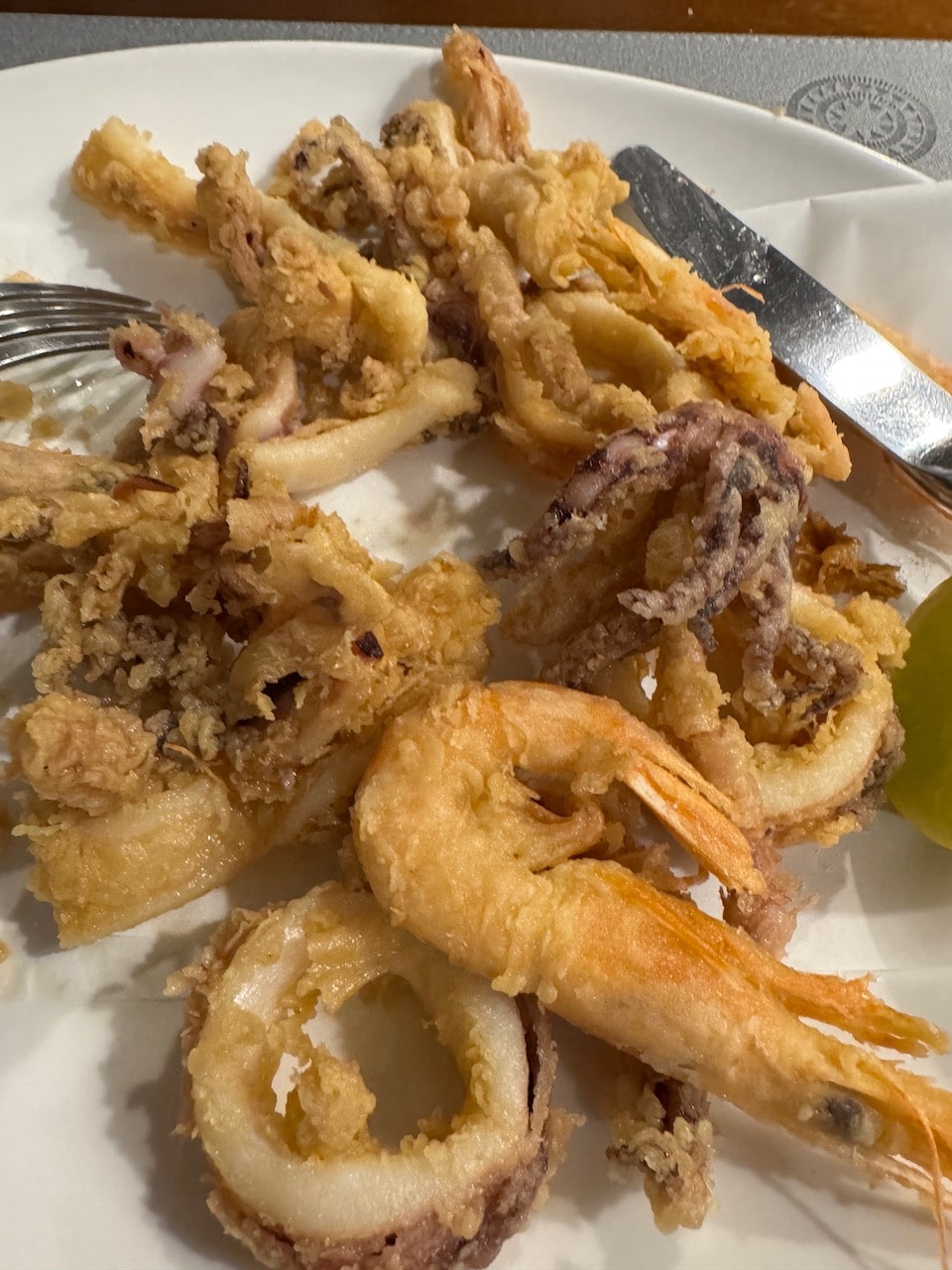 Frito Misto at Gatto Rosso