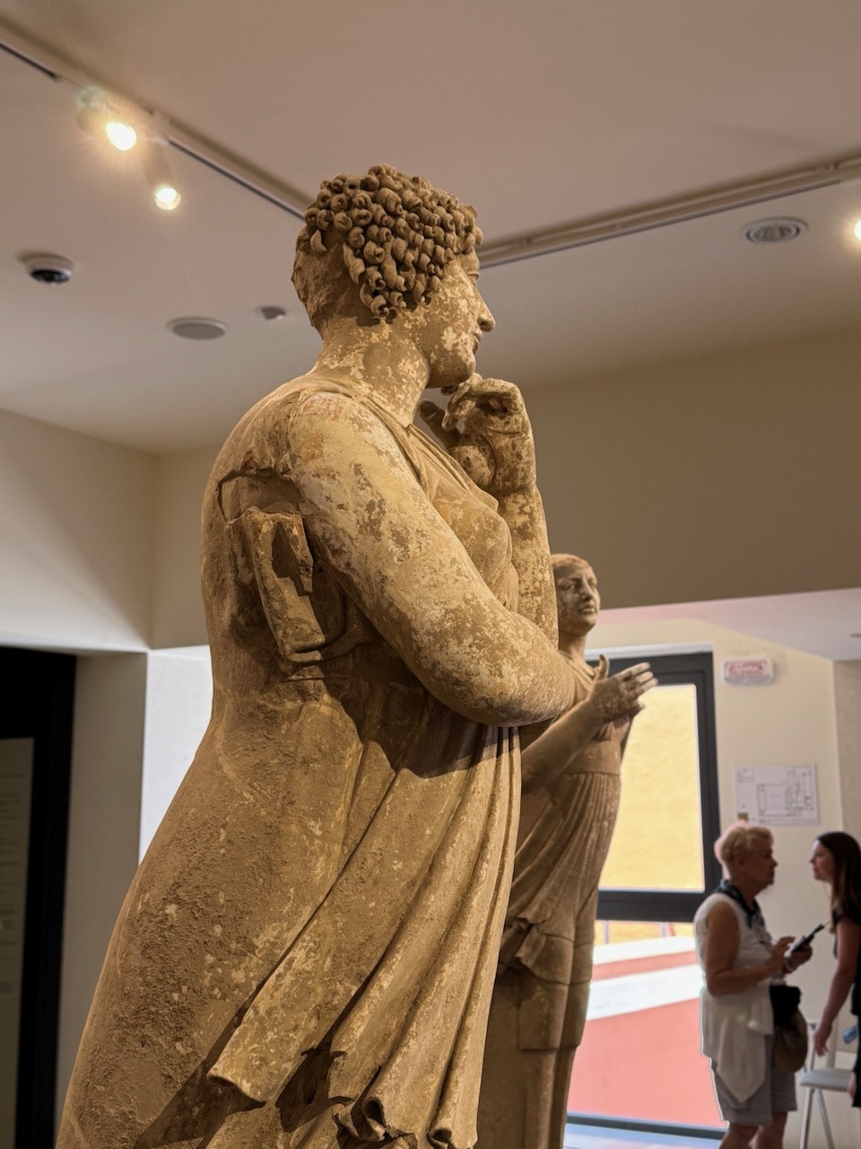 Close up of Siren in the Taranto Archeological Museum. Photo by ConsumerMojo.com