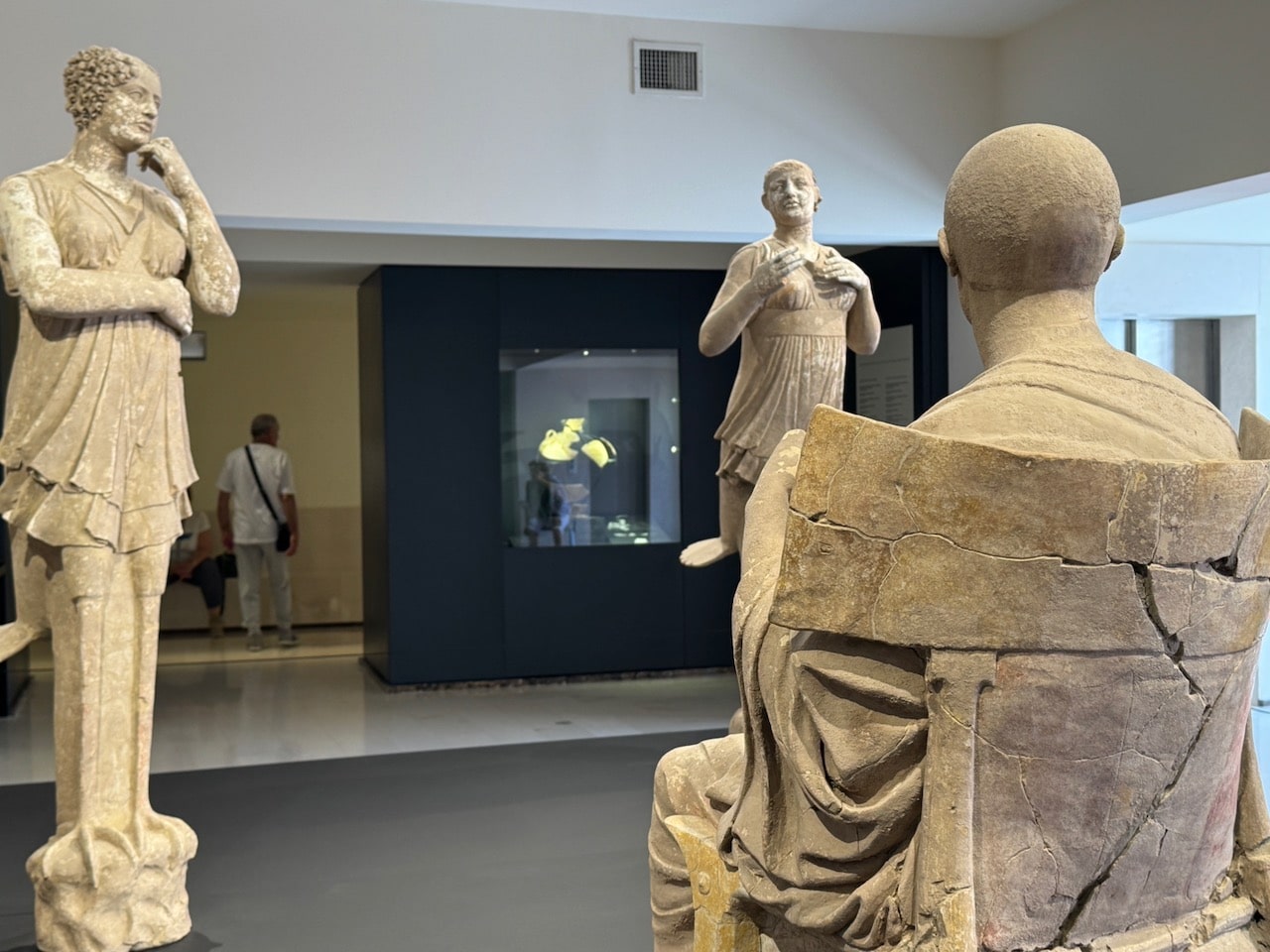 Sirens tempting Orpheus. Taranto Archeological Museum. Photo by ConsumerMojo.Com
